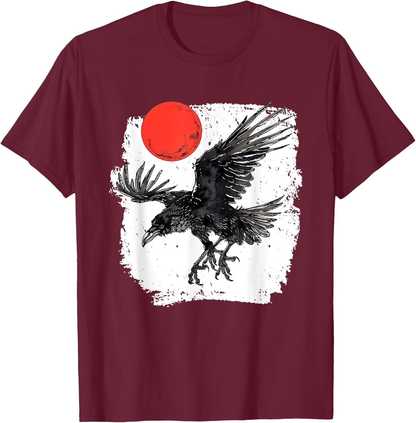 Yatagarasu T | three-legged crow | Japanese mythology T-Shirt - T-Shirt | Maroon
