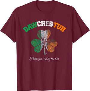 Funny Dorchester Boston T-Shirt - T-Shirt | Maroon
