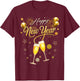 New Years Eve Party Supplies 2026 Happy New Year Fireworks T-Shirt - T-Shirt | Maroon