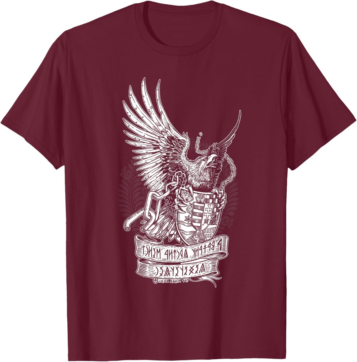 Hungarian Turul Bird T-Shirt - T-Shirt | Maroon