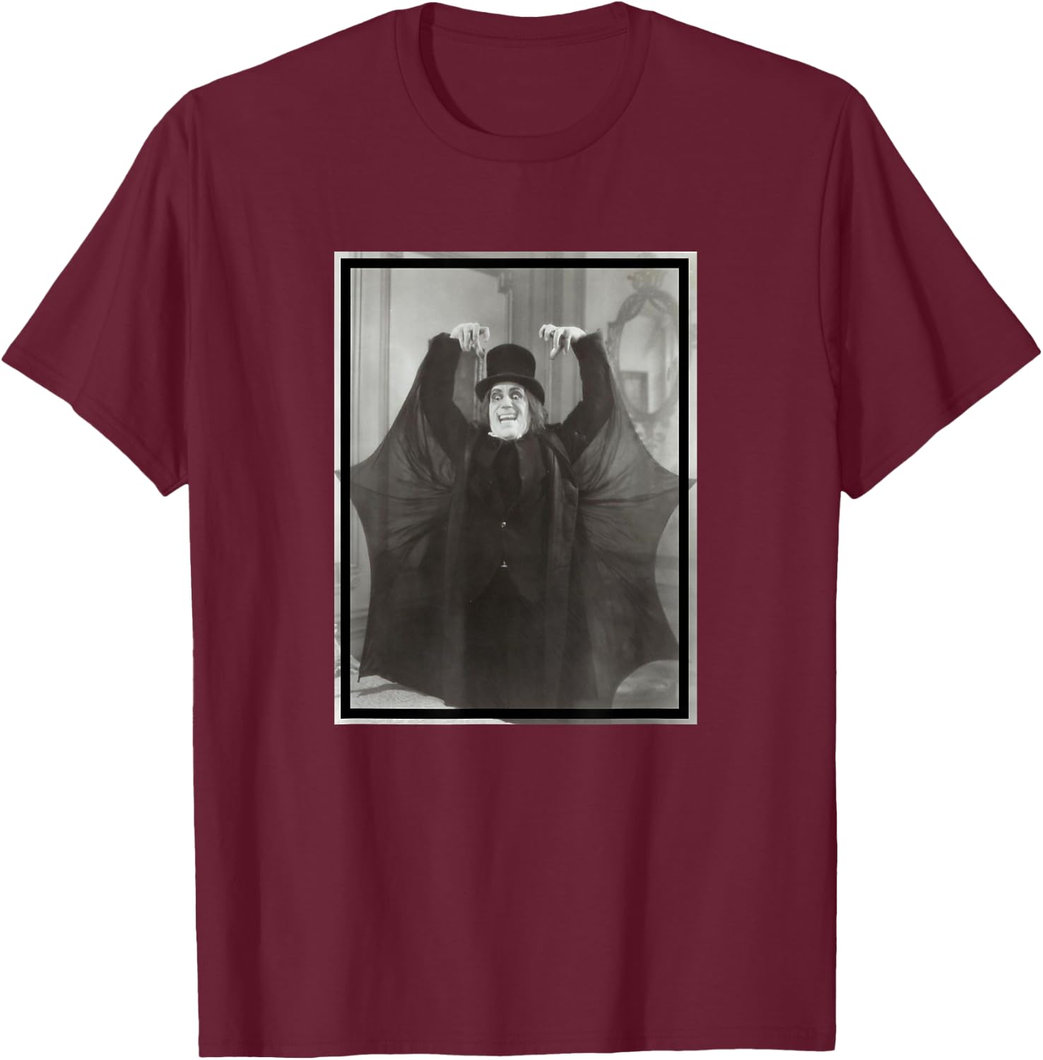 Professor Edward C Burke - London After Midnight T-Shirt - T-Shirt | Maroon
