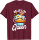 Muffin Queen Baking Cook Chef Baker Pastry Women Mom Girls T-Shirt - T-Shirt | Maroon