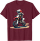 Kids Dirt Bike T-Shirt - T-Shirt | Maroon