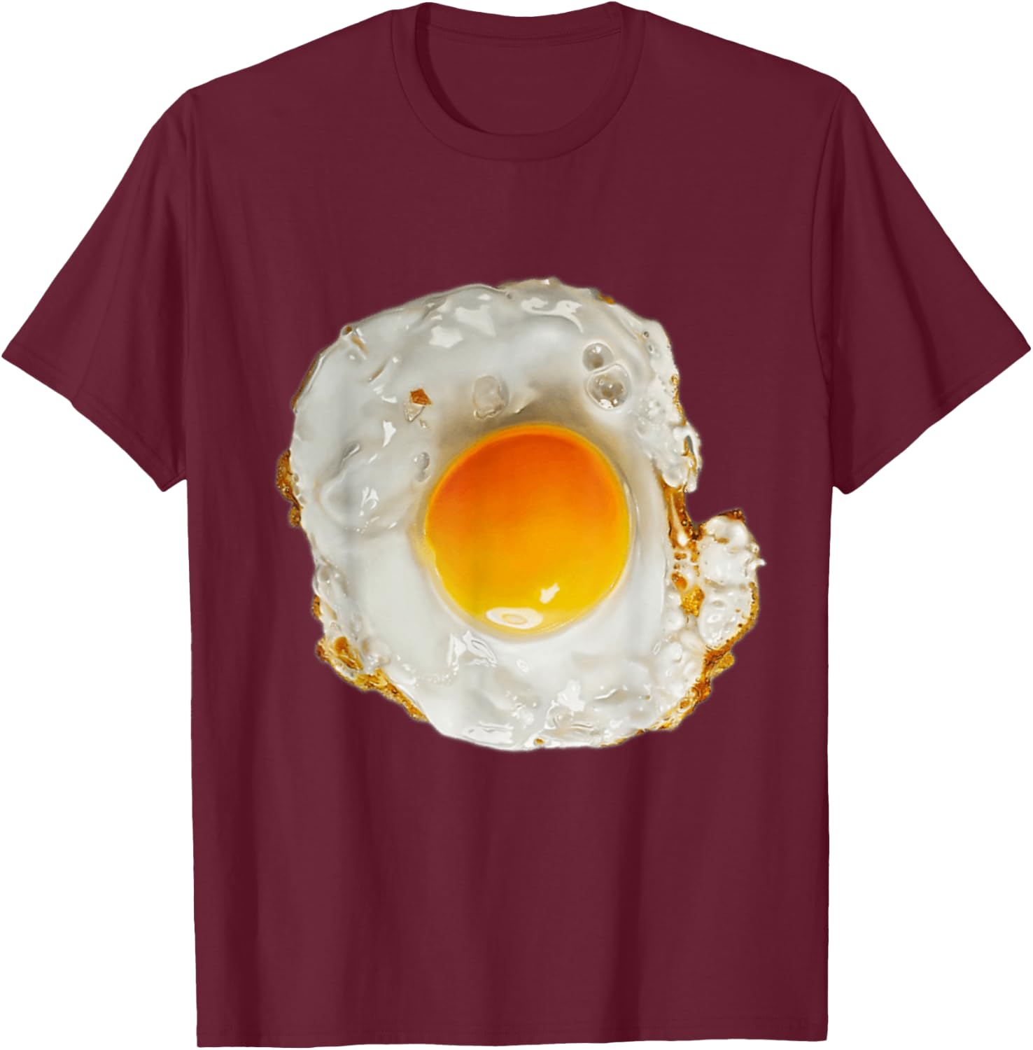 Egg Costume for Halloween Deviled Egg Omelet Poached Boiled T-Shirt - T-Shirt | Maroon