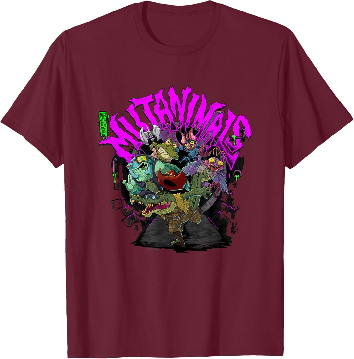 The Mutanimals T-Shirt - T-Shirt | Maroon