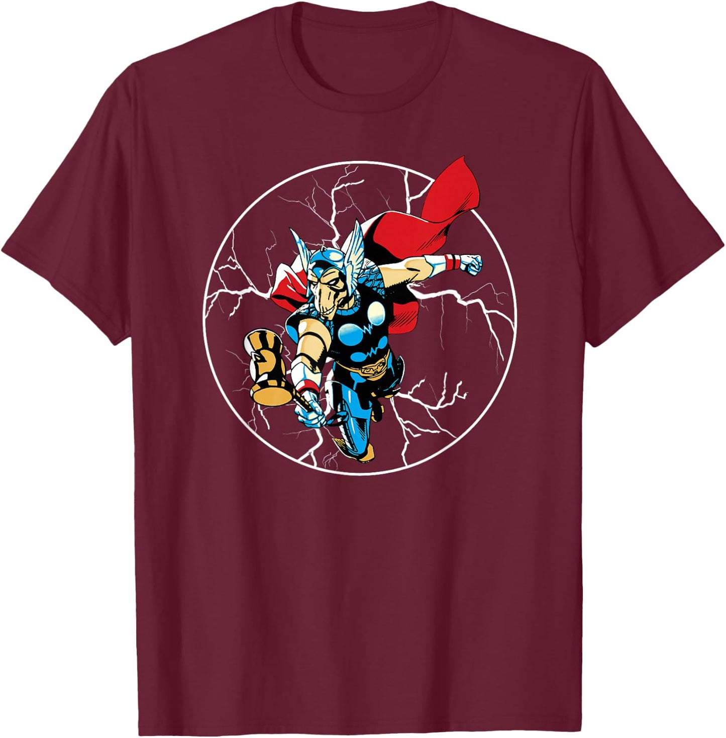 Marvel Beta Ray Bill Lightning Mighty Thor Comic Icon T-Shirt - T-Shirt | Maroon