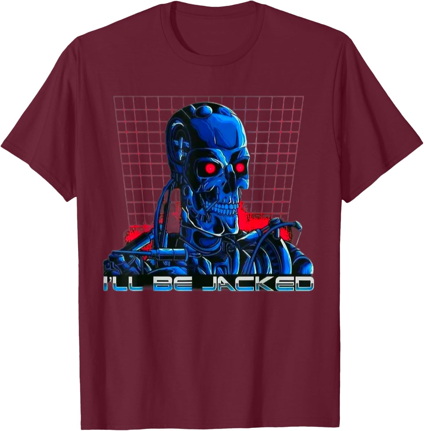 I'll Be Jacked Gym Weightlifting Bodybuilding Fitness work T-Shirt - T-Shirt | Maroon