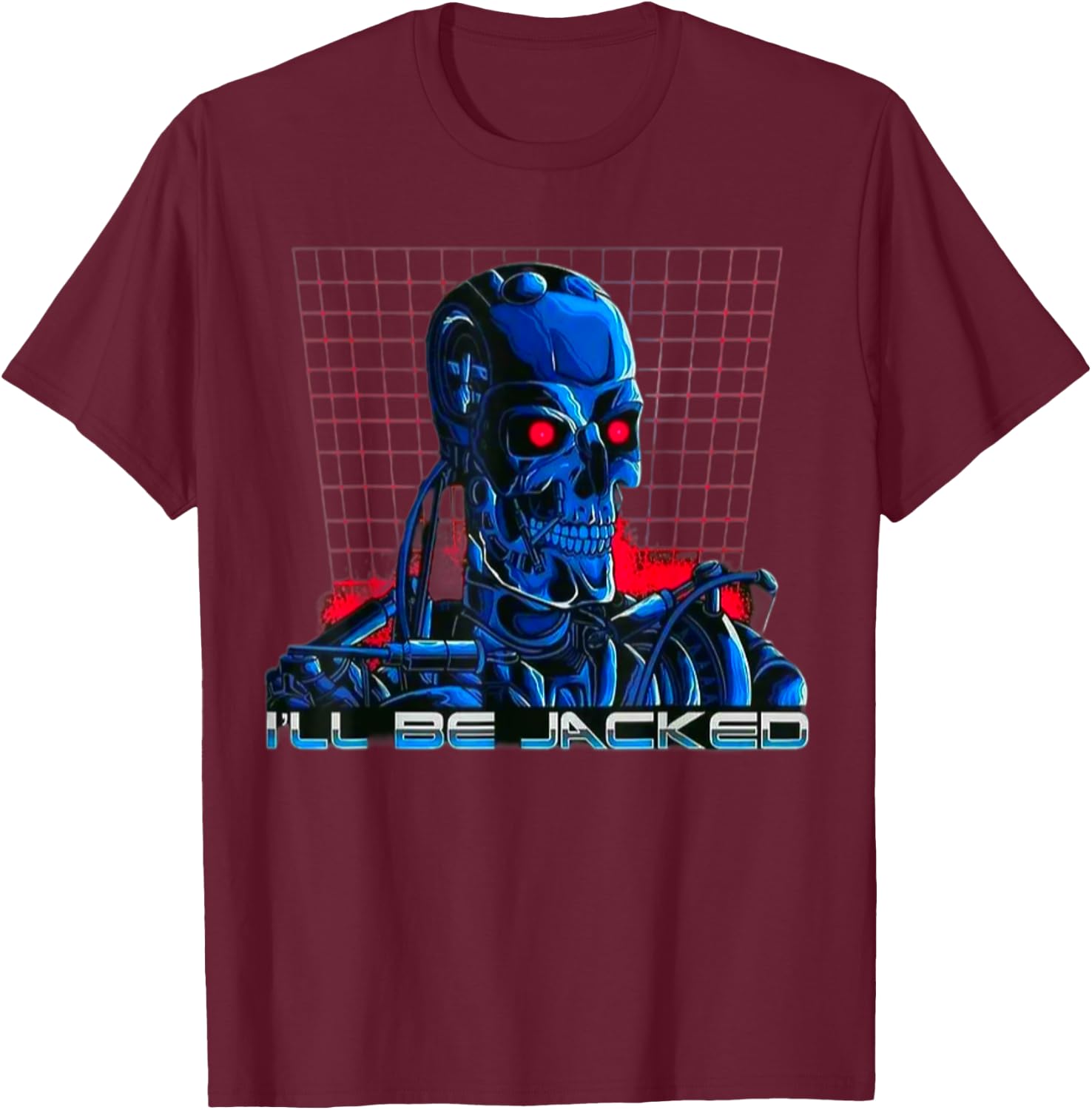 I'll Be Jacked Gym Weightlifting Bodybuilding Fitness work T-Shirt - T-Shirt | Maroon