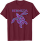 Bermuda Sea Turtle Girls Boys Toddler Souvenir T-Shirt - T-Shirt | Maroon