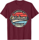 Someone In Oklahoma Loves You US State Cool Retro T-Shirt - T-Shirt | Maroon