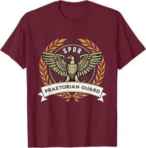 Praetorian Guard Ancient Roman History Roman Empire T-Shirt - T-Shirt | Maroon
