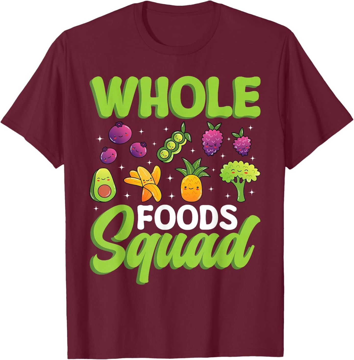 Whole Foods Squad For RD T-Shirt - T-Shirt | Maroon