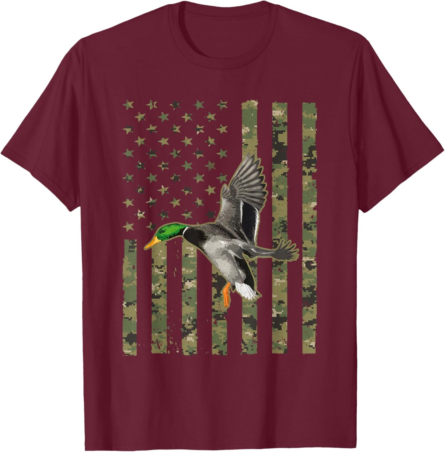 Duck Hunting Design Women Goose Hunt Duck Hunter T-Shirt - T-Shirt | Maroon