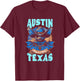 Texas Pride - Keep It Weird Austin - Austin Bats T-Shirt - T-Shirt | Maroon