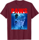 PAWS Funny Cat . Parody For Shark And Cat Lovers T-Shirt - T-Shirt | Maroon