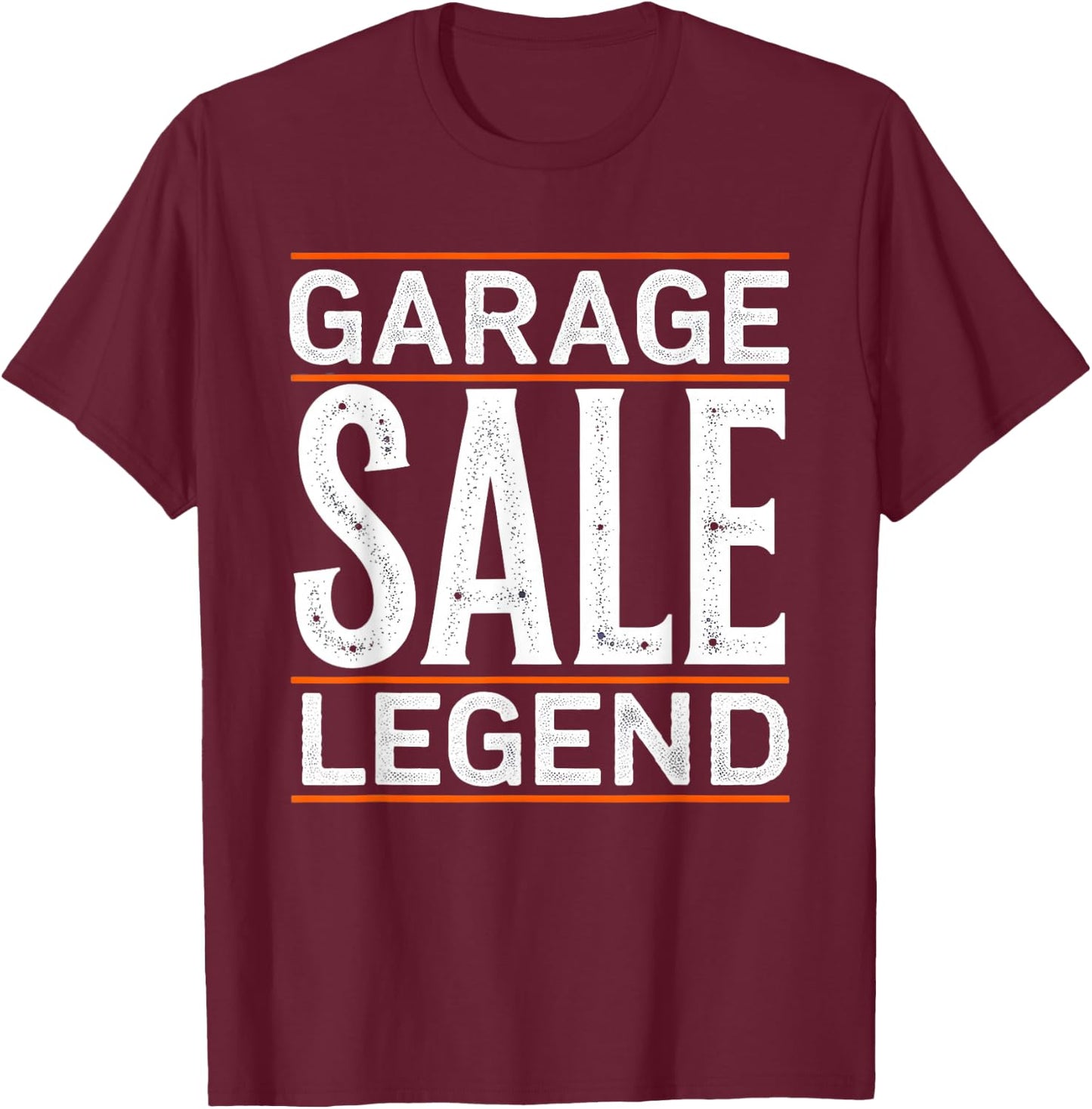 Flea Market Legend Vintage Look T-Shirt - T-Shirt | Maroon