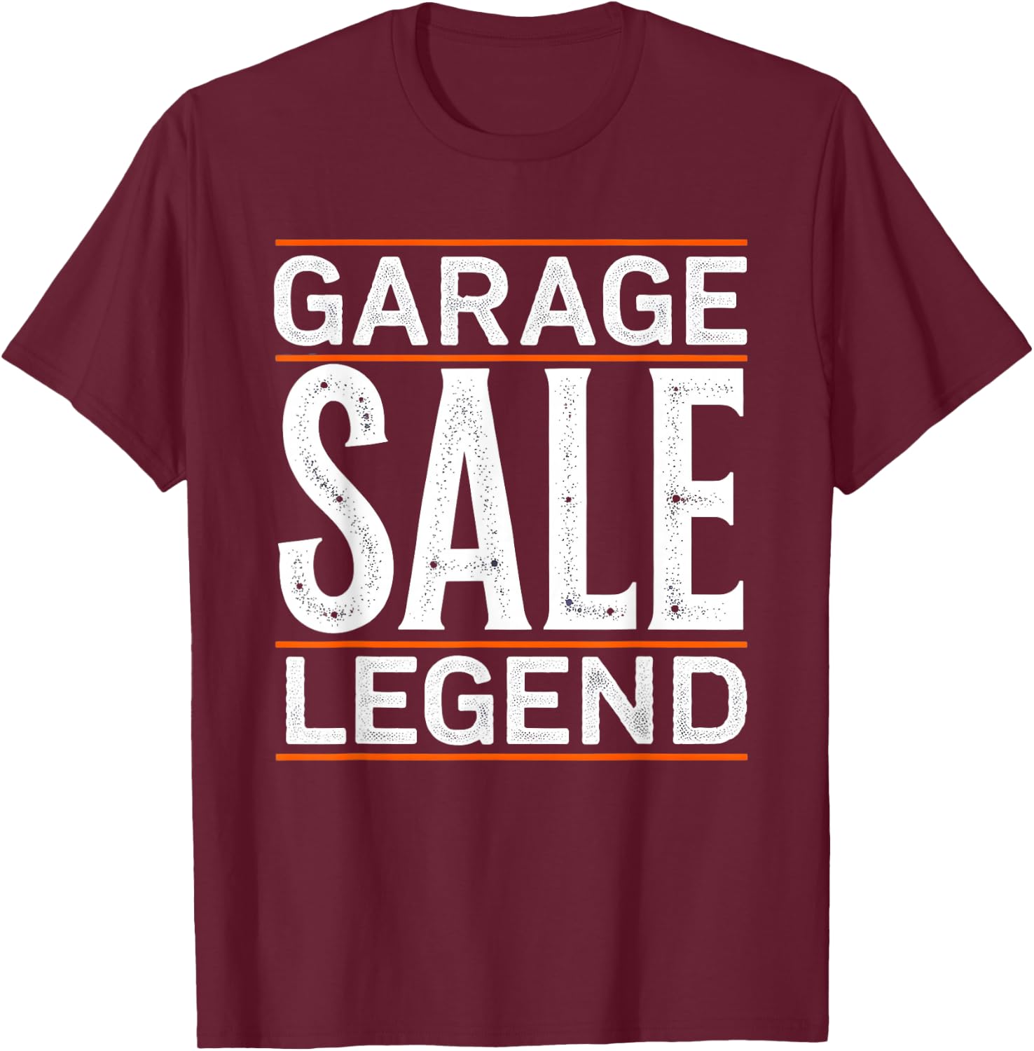 Flea Market Legend Vintage Look T-Shirt - T-Shirt | Maroon
