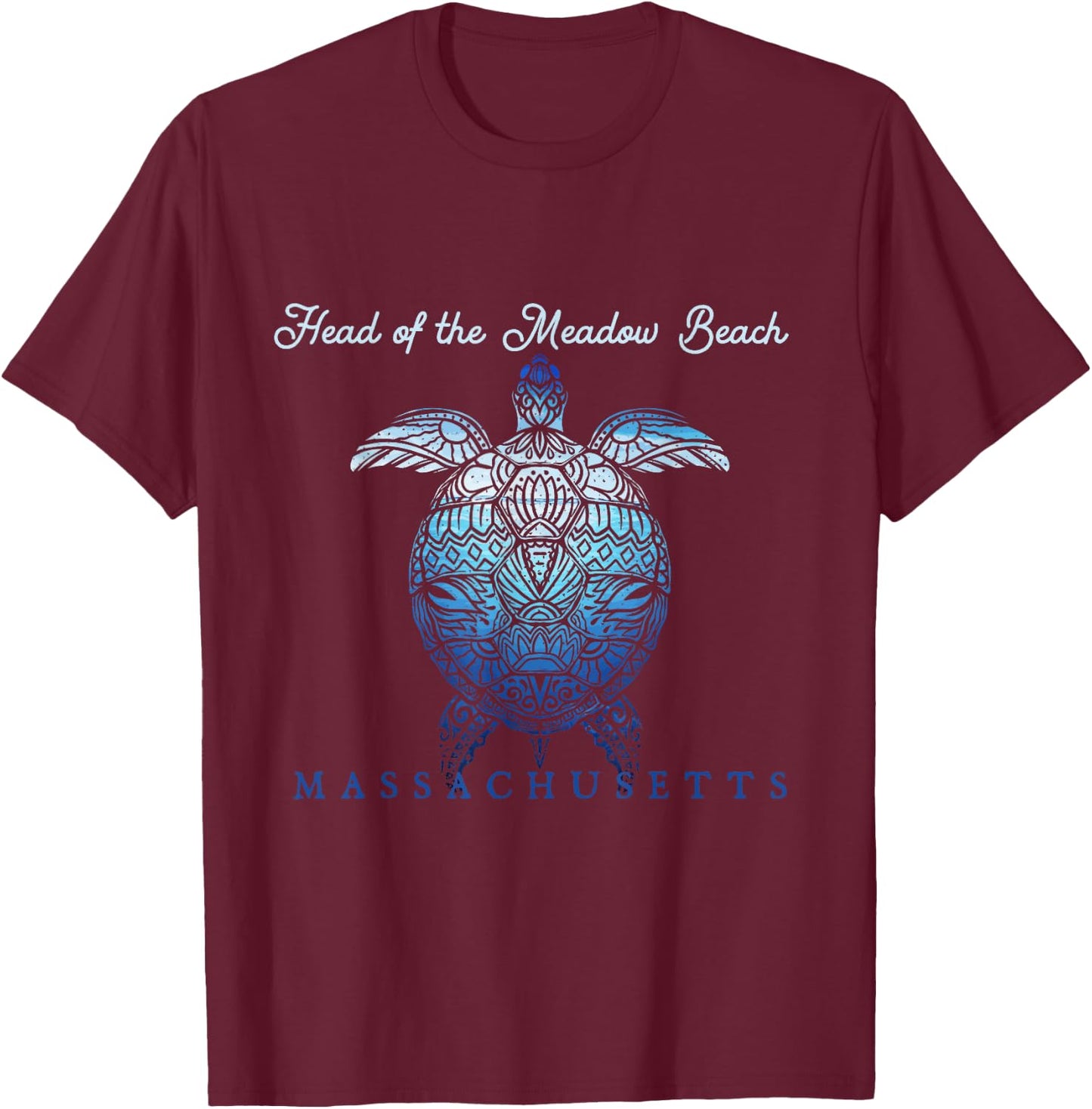 Head of the Meadow Beach Summer Tropical Vacation T-Shirt - T-Shirt | Maroon