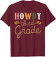 3rd Grade Teacher Rodeo Country Western Howdy Third Grade T-Shirt - T-Shirt | Maroon