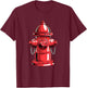 Fire Hydrant Costume T-Shirt - T-Shirt | Maroon