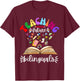 Cute Teaching Future Bilinguals Teacher Language Teachers T-Shirt - T-Shirt | Maroon