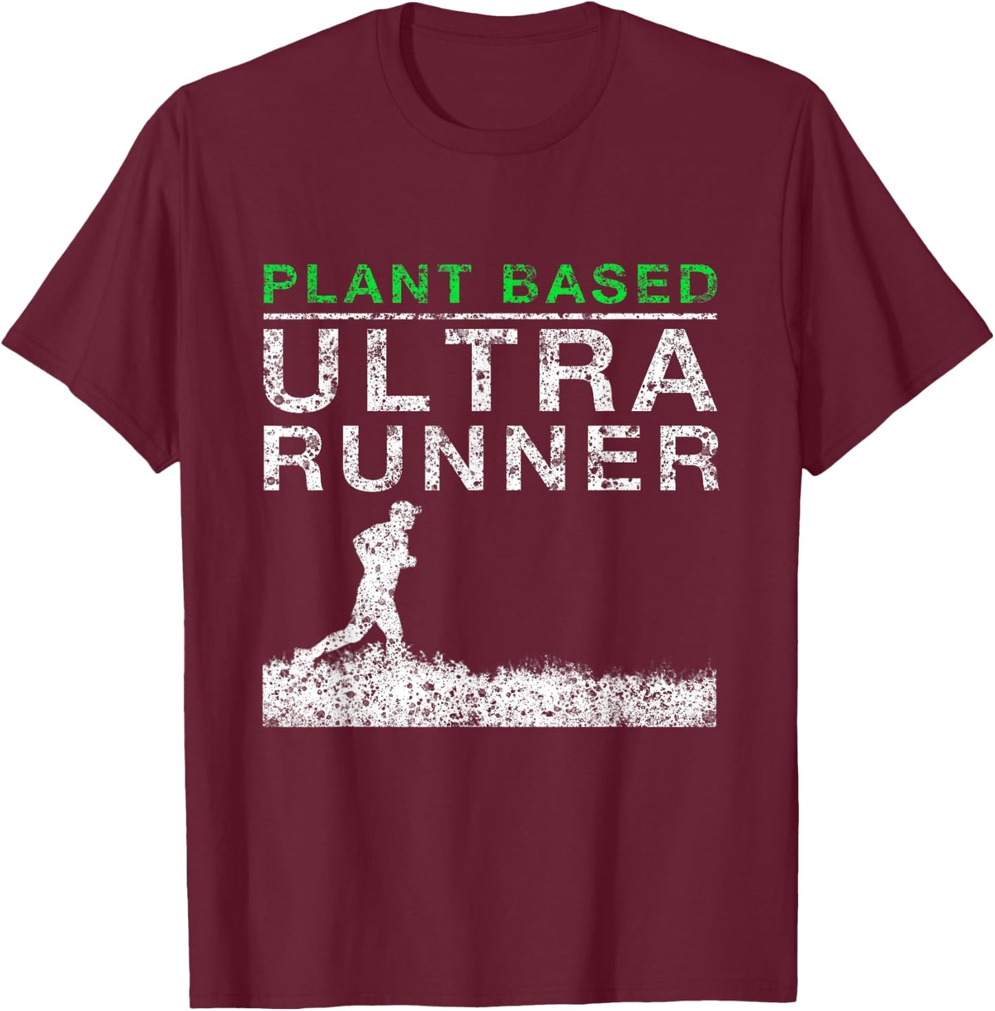 Plant Based Ultra Runner T-Shirt - T-Shirt | Maroon