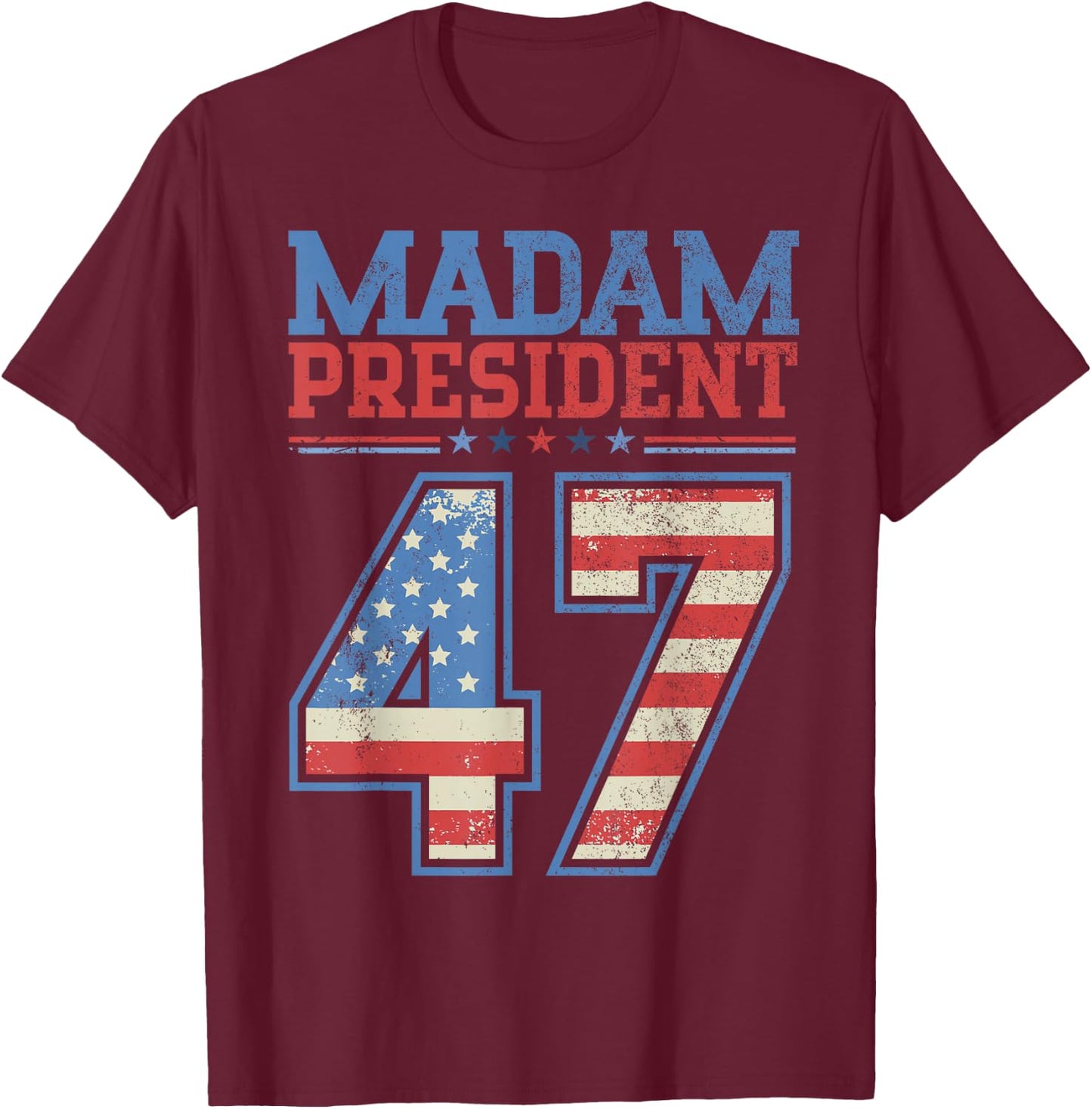 We Choose Freedom Kamala Harris T-Shirt - T-Shirt | Maroon