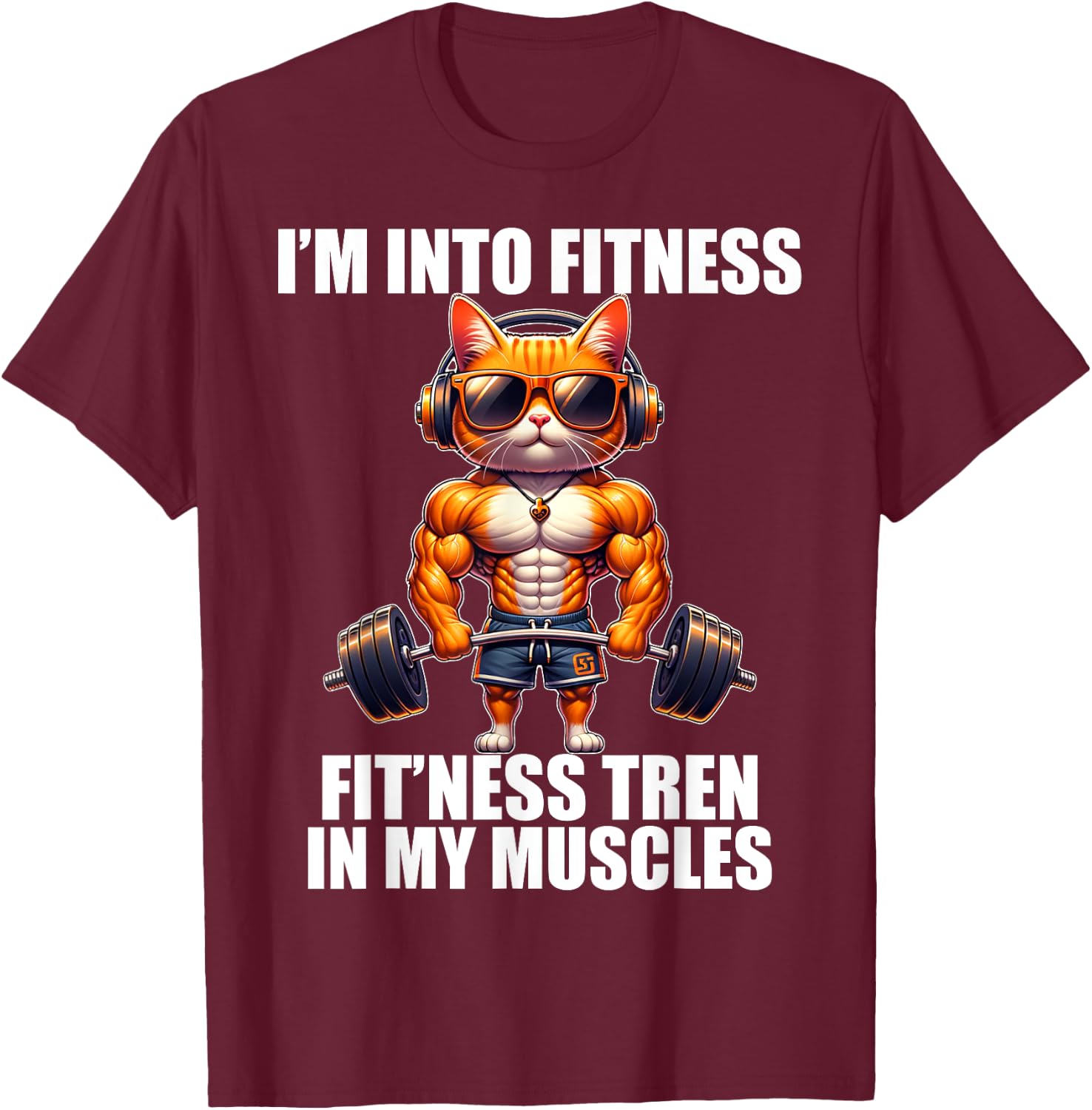 Funny Bodybuilder Tren Steroid Fitness Gym Meme Men Women T-Shirt - T-Shirt | Maroon