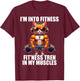 Funny Bodybuilder Tren Steroid Fitness Gym Meme Men Women T-Shirt - T-Shirt | Maroon