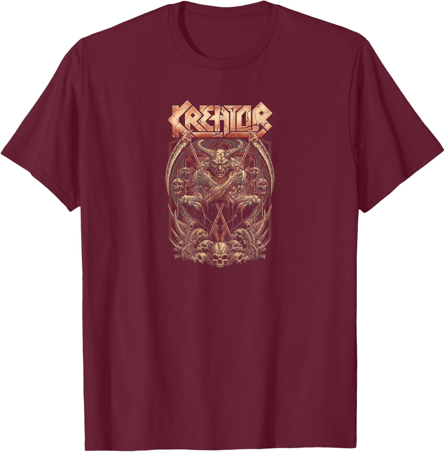 Demonic Future T-Shirt - T-Shirt | Maroon