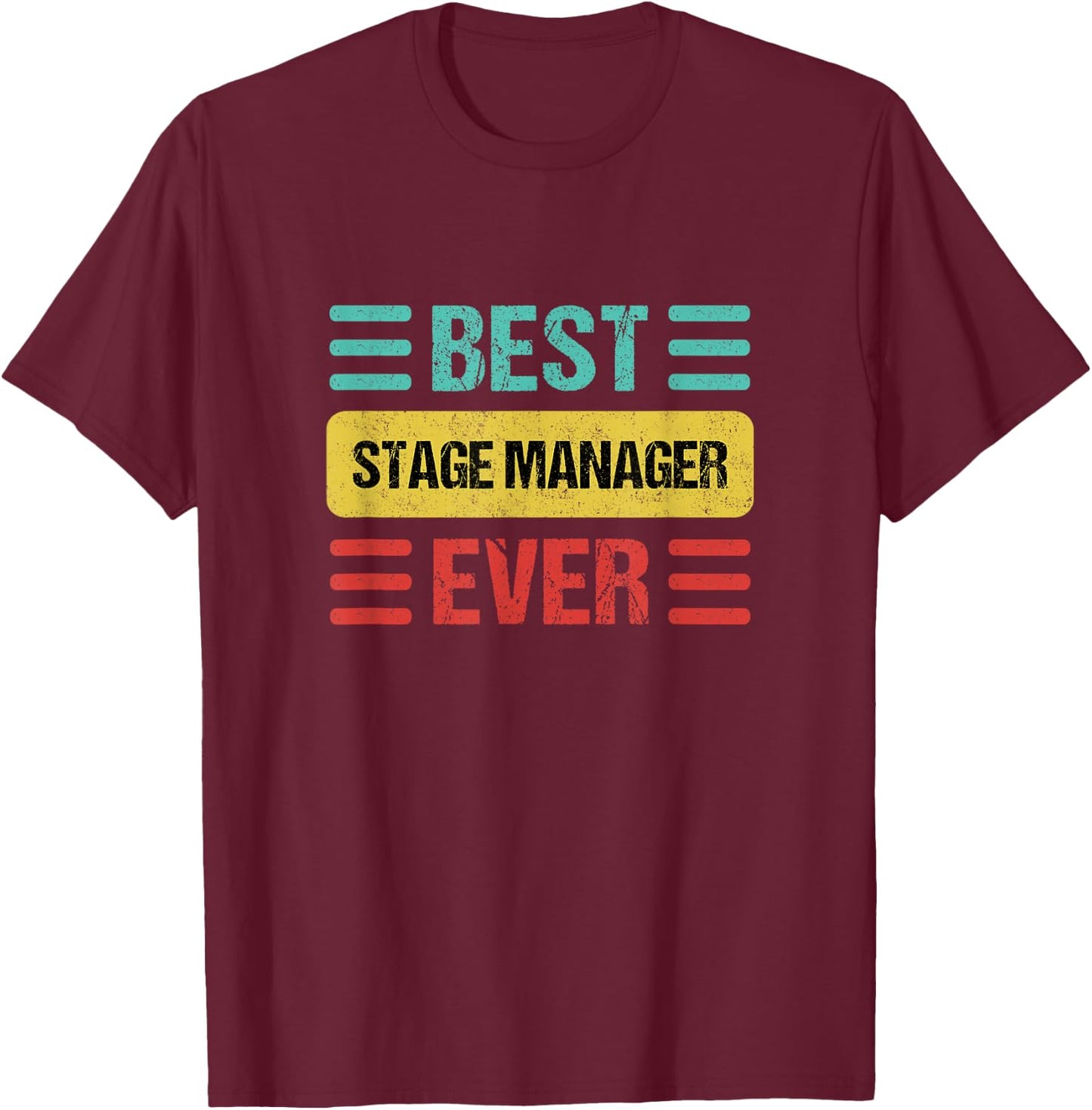 Stage Manager T-Shirt - T-Shirt | Maroon