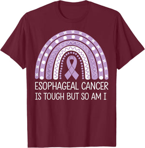 Esophageal Cancer Is Tough But So Am I T-Shirt - T-Shirt | Maroon