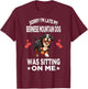 Sorry I'm Late My Bernese Mountain Dog Was Sitting On Me Dog Men Women Girls Kids T-Shirt - T-Shirt | Maroon