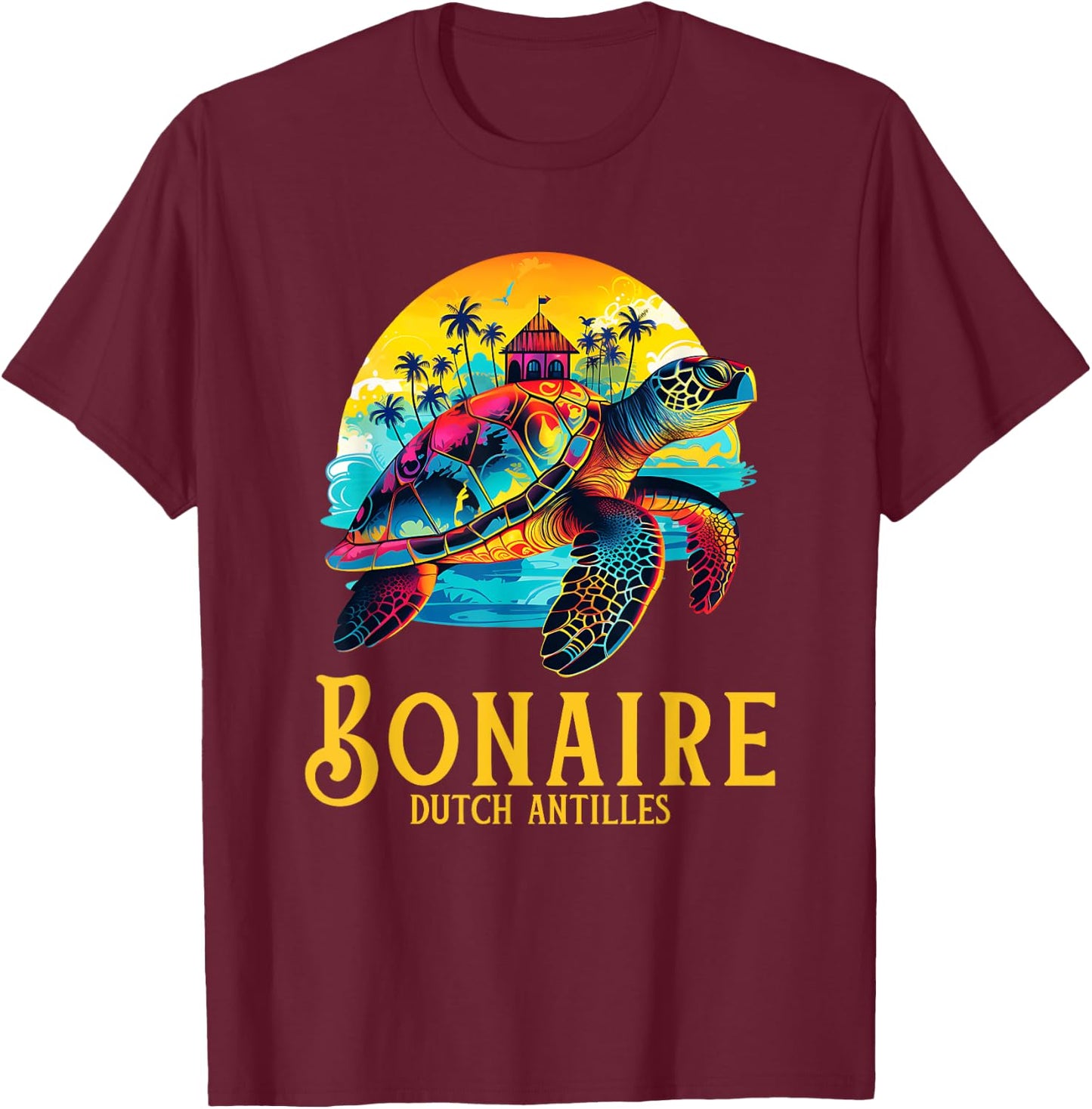 Bonaire Netherlands Antilles/Bonaire T-Shirt - T-Shirt | Maroon