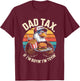 Dad Tax If I'm Buyin' I'm Tryin' T-Shirt - T-Shirt | Maroon