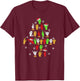 Funny Asl Christmas American Sign Language T-Shirt - T-Shirt | Maroon