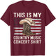 This Is My Country Concert T-Shirt - T-Shirt | Maroon