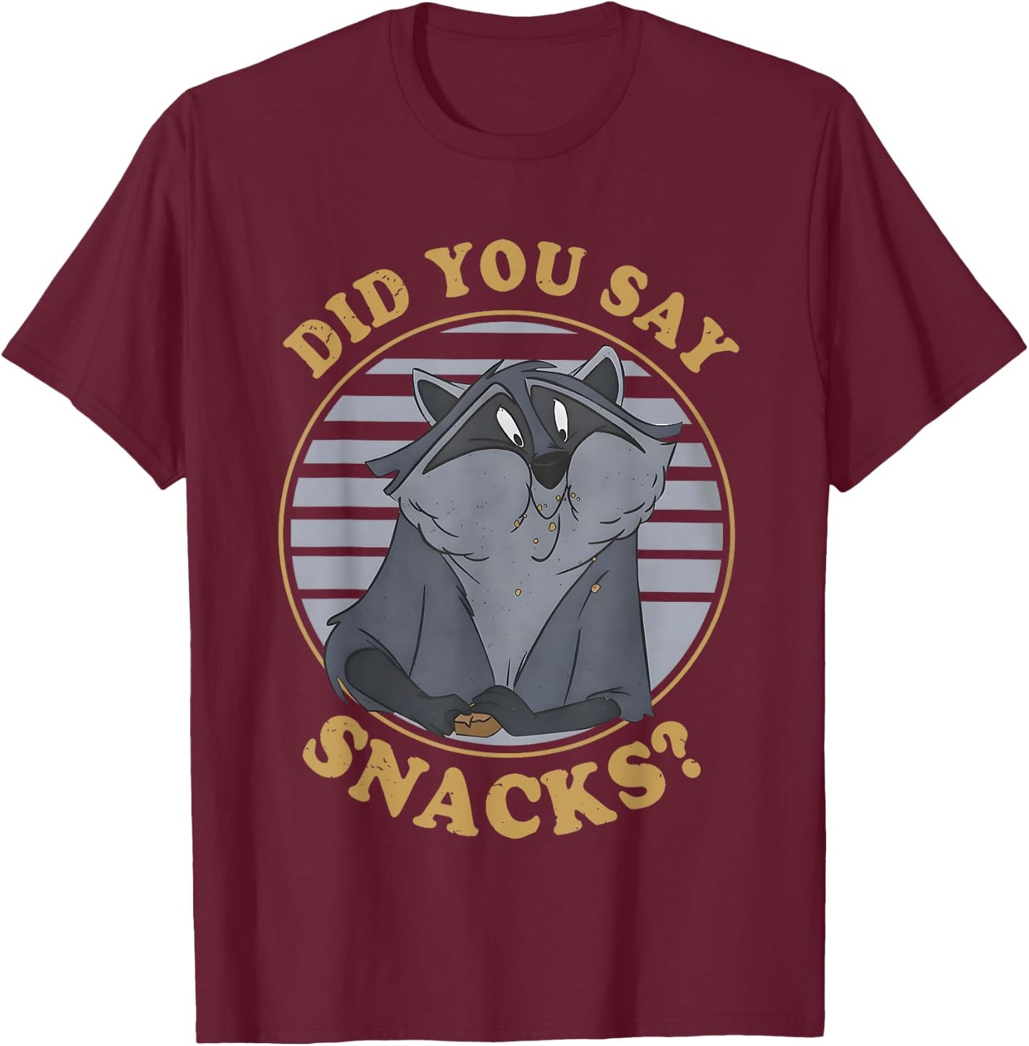 Did You Say Snacks Funny T-Shirt - T-Shirt | Maroon