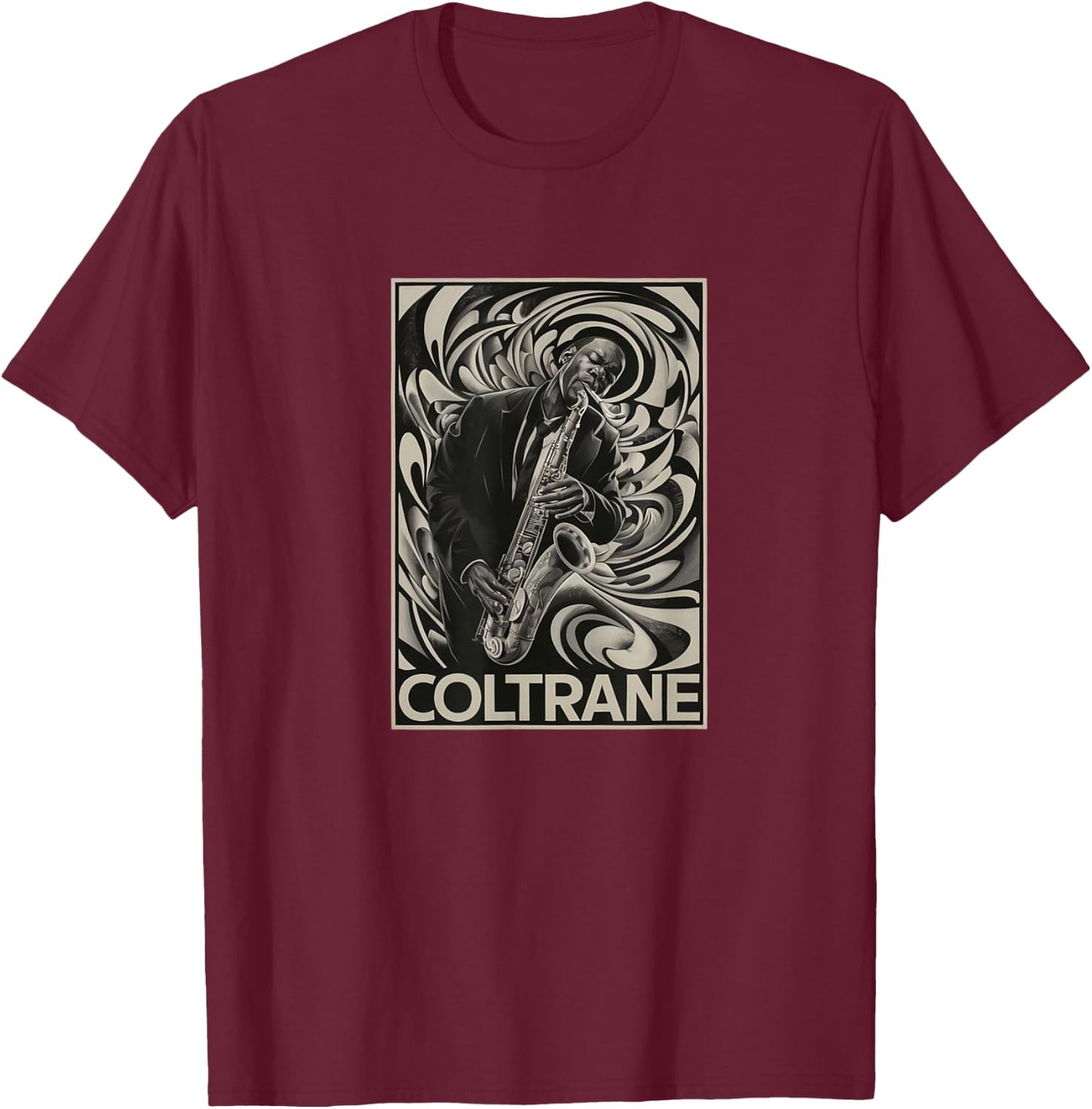 Yes, I Speak Coltrane - Jazz Music Lover T-Shirt - T-Shirt | Maroon
