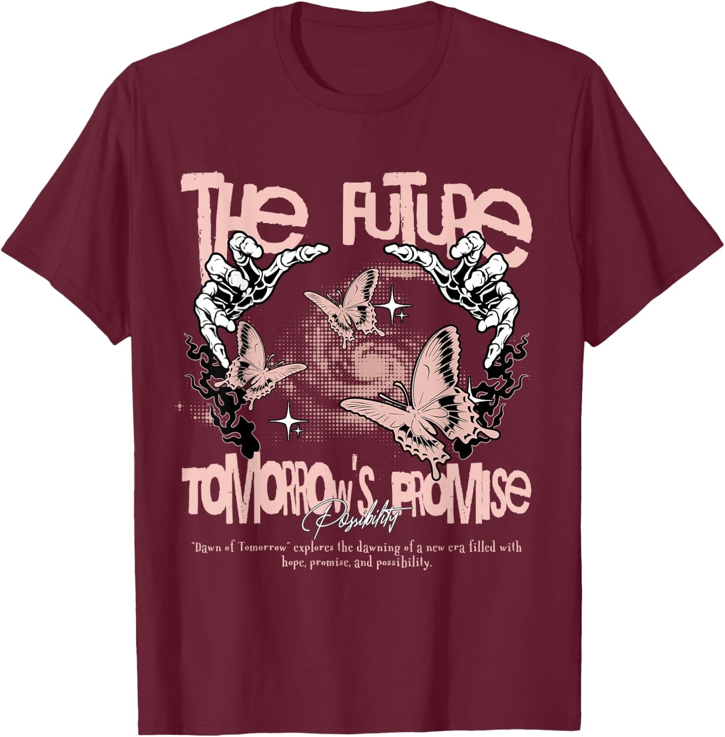 Tomorrow Promise Legend Pink 11s Matching Women T-Shirt - T-Shirt | Maroon