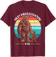 Best Papa Squatch Ever Father's Day Bigfoot Papa T-Shirt - T-Shirt | Maroon