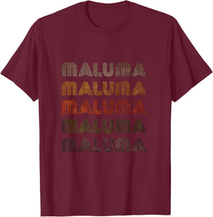 Love Heart Maluma Grunge Vintage Style Black Maluma T-Shirt - T-Shirt | Maroon