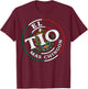 El Tio Mas Chingon Spanish Matchin Couple Mexicans Fiesta T-Shirt - T-Shirt | Maroon