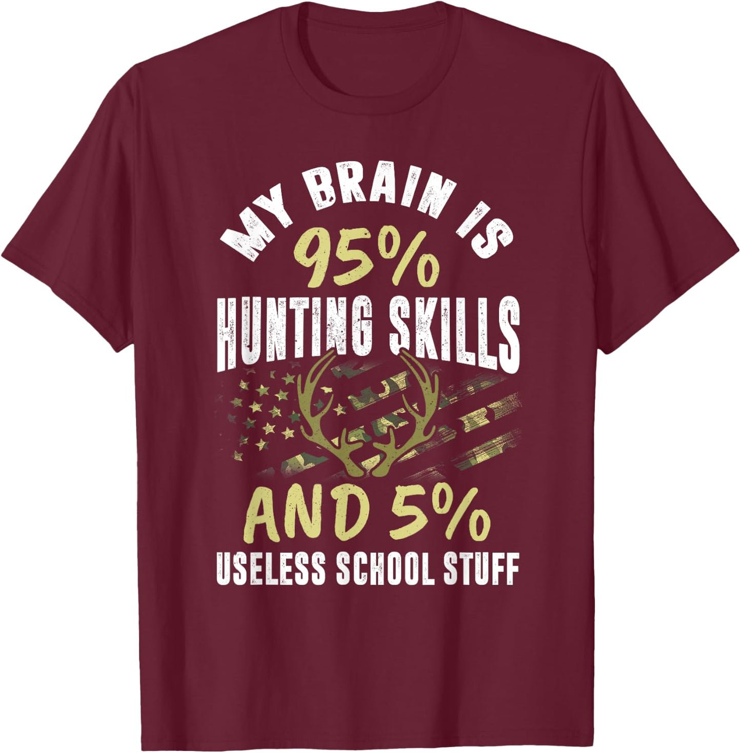 Hunting kid T-Shirt - T-Shirt | Maroon
