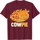 Funny Cowpie Food Crufty Food Lover Cow Animal Cattle T-Shirt - T-Shirt | Maroon