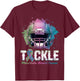Tackle Metastatic Breast Cancer Awareness Day Football Women T-Shirt - T-Shirt | Maroon
