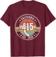 California Area Code 415 Home State Pride Souvenir T-Shirt - T-Shirt | Maroon