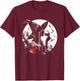 Wine Drinking Witch - Creepy Witch Halloween Wine Lover T-Shirt - T-Shirt | Maroon