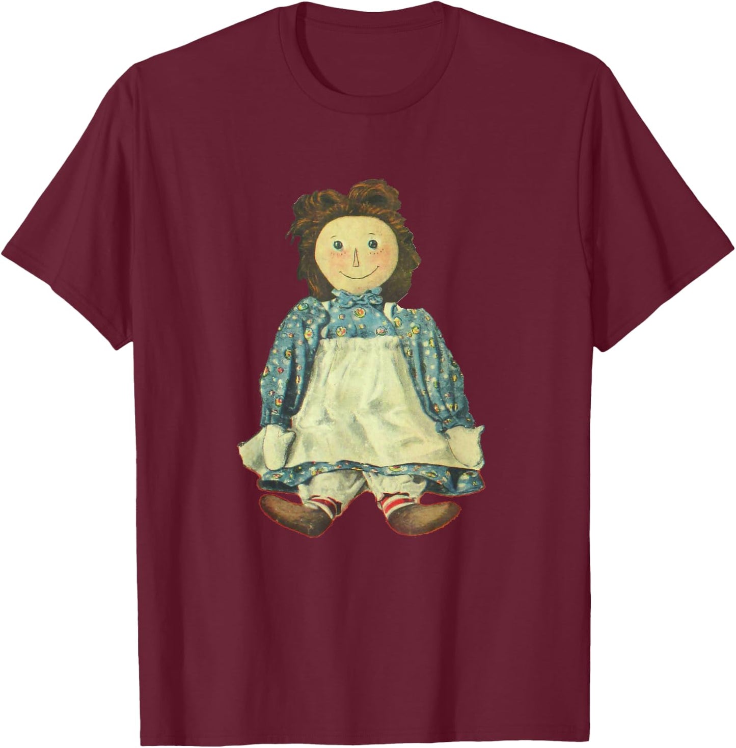 Raggedy Ann (1918) T-Shirt - T-Shirt | Maroon