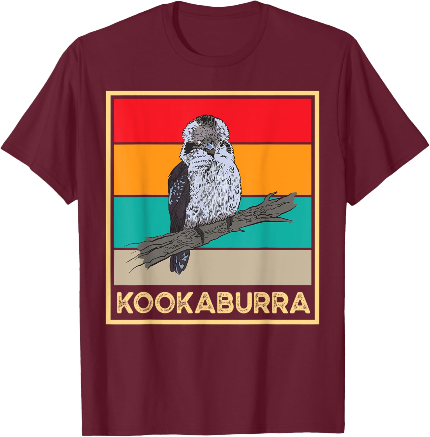 Kookaburra T-Shirt - T-Shirt | Maroon